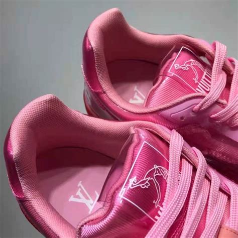 louis vuitton trainer sneaker pink|louis vuitton trainer sneaker monogram.